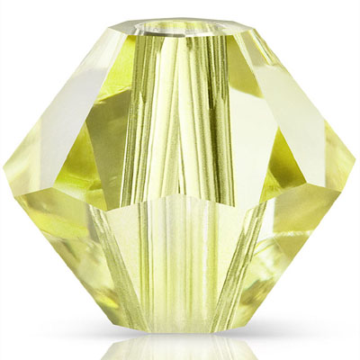 PCBIC03 PL 1 ACIYEL Preciosa crystal bicones - acid yellow